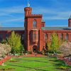 Smithsonian Institution Building Diamond Painting