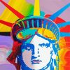 Statue Of Liberty Peter Max Diamond Painting