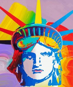 Statue Of Liberty Peter Max Diamond Painting