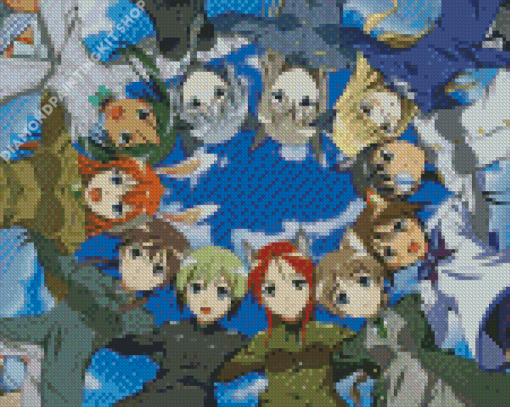 Strike Witches Characters Diamond Painting