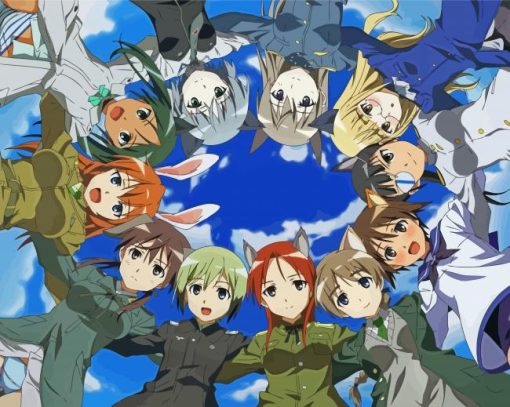 Strike Witches Characters Diamond Painting