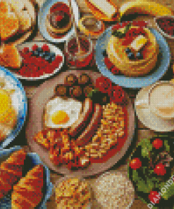 Sunday Brunch Diamond Painting