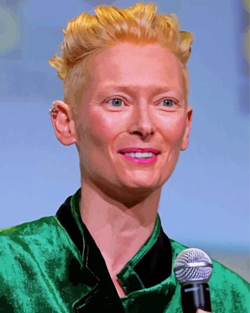 The Actress Tilda Swinton Diamond Painting