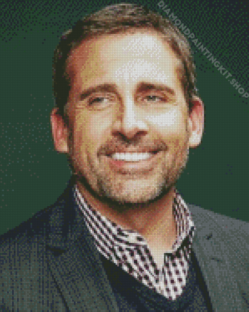 The American Actor Steve Carell Diamond Painting