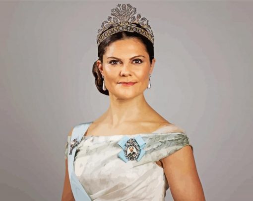 The Beautiful Crown Princess Victoria Diamond Painting