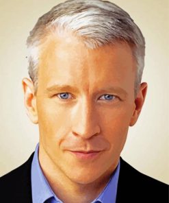 The Broadcaster Anderson Cooper Diamond Painting