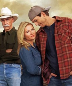 The Ranch Movie Characters Diamond Painting