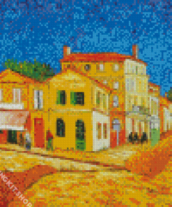 The Yellow House Diamond Painting