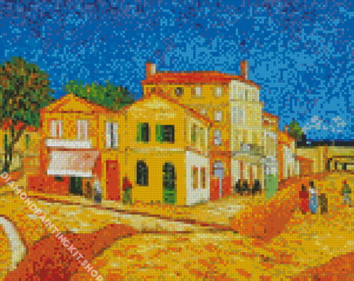 The Yellow House Diamond Painting