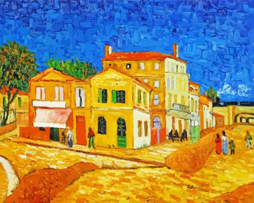 The Yellow House Diamond Painting