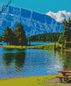 Two Jack Lake Canada Diamond Painting