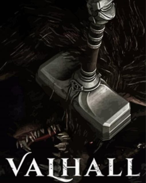 Valhall Harbinger Poster Diamond Painting