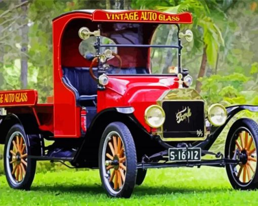 Vintage T Model Ford Diamond Painting