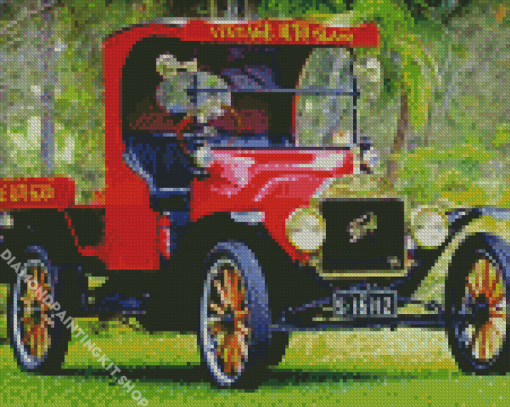 Vintage T Model Ford Diamond Painting