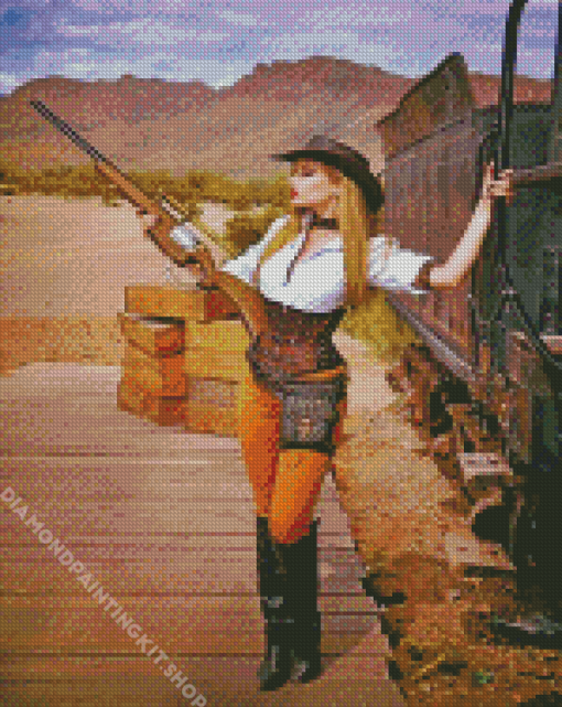 Wild West Steampunk Diamond Painting