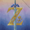 Zelda Master Sword Diamond Painting