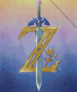 Zelda Master Sword Diamond Painting