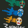 3 Ninjas Art Diamond Painting