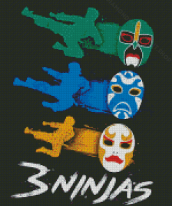 3 Ninjas Art Diamond Painting