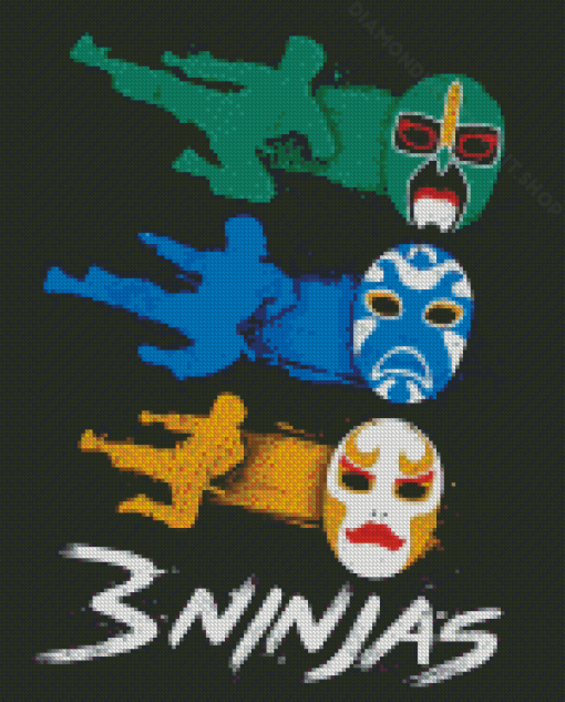 3 Ninjas Art Diamond Painting