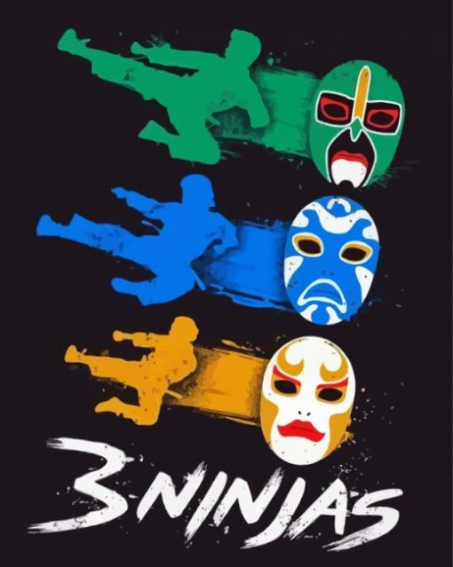 3 Ninjas Art Diamond Painting