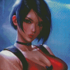 Ada Wong Resident Evil Character Diamond Painting