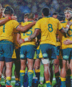 Australia National Rugby Team Diamond Painting