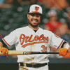 Baltimore Orioles Baseball Player Diamond Painting