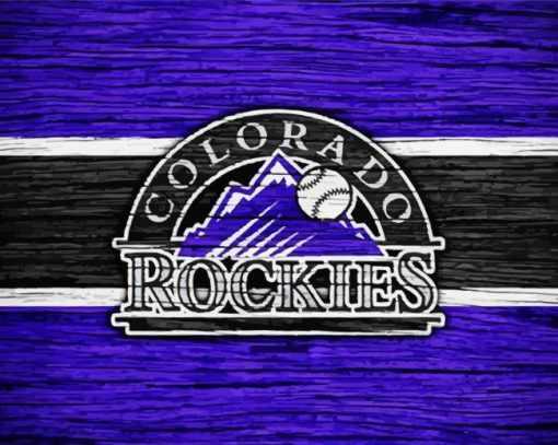 Baseball Logo Colorado Rockies Diamond Painting