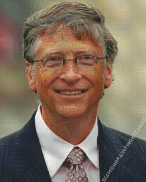 Bill Gates Diamond Painting