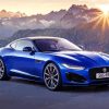 Blue Jaguar F Type Car Diamond Painting