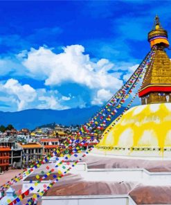 Boudha Stupa Diamond Painting