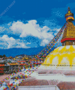 Boudha Stupa Diamond Painting