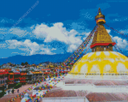 Boudha Stupa Diamond Painting