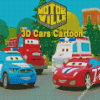 Cartoon Cars Diamond Painting