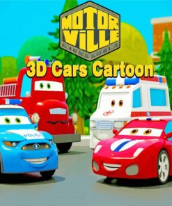 Cartoon Cars Diamond Painting