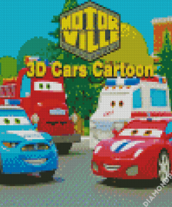 Cartoon Cars Diamond Painting