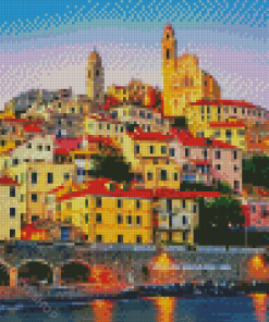 Cervo Sunset Time Diamond Painting