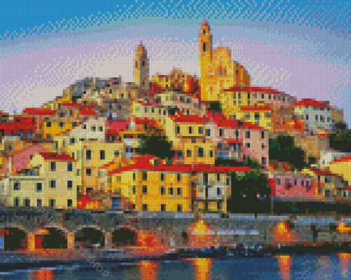 Cervo Sunset Time Diamond Painting