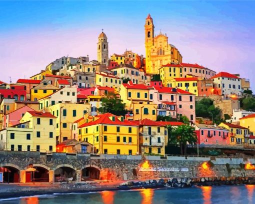 Cervo Sunset Time Diamond Painting