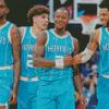 Charlotte Hornets Basketball Players Diamond Painting