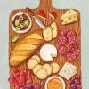 Cheese Board Art Diamond Painting