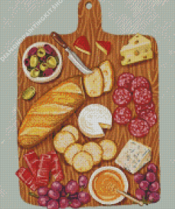 Cheese Board Art Diamond Painting