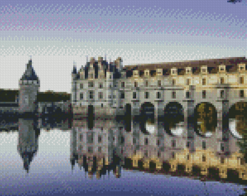 Chenonceau Castle Diamond Painting