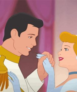 Cinderella And The Charming Prince Diamond Painting