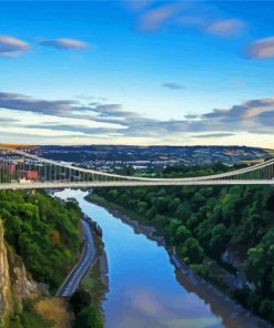 Clifton Suspension Bridge Bristol Diamond Painting