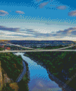 Clifton Suspension Bridge Bristol Diamond Painting