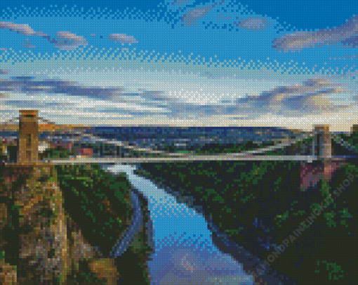 Clifton Suspension Bridge Bristol Diamond Painting