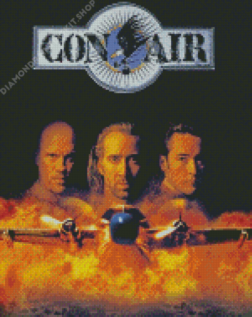 Con Air Poster Diamond Painting