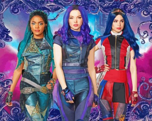 Descendants Girls Diamond Painting